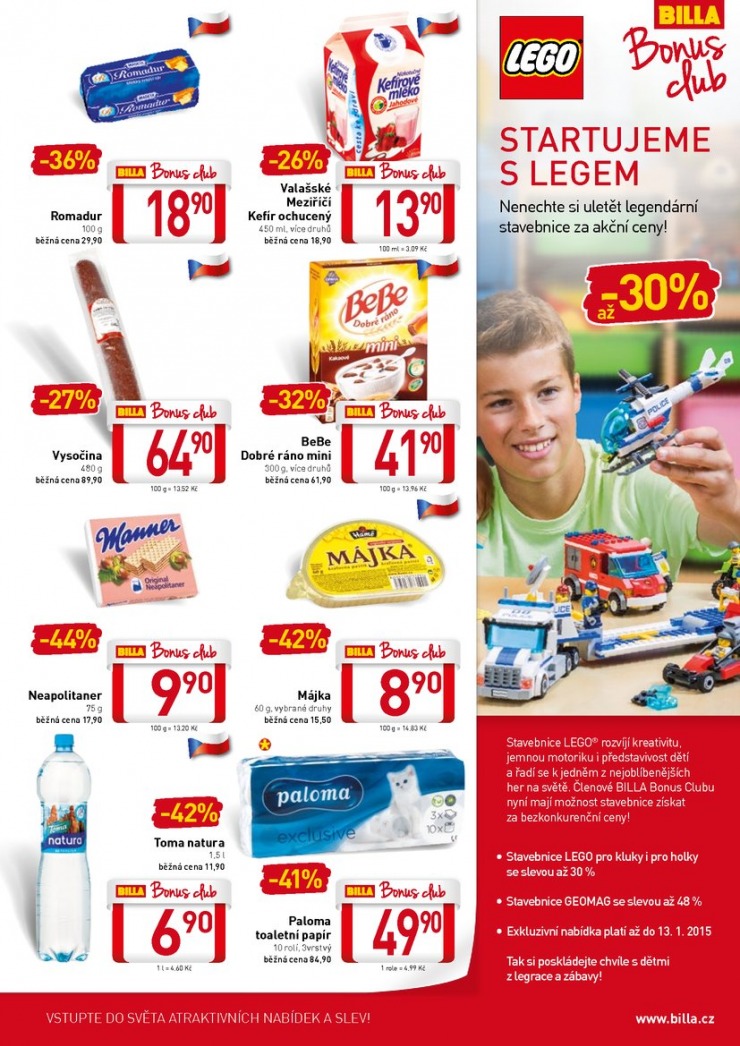 let�k Billa vybran� prodejny od 10.9.2014 strana 1