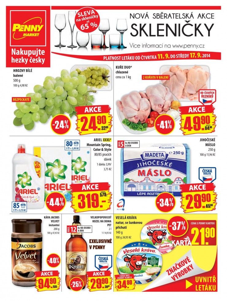 leták Penny Aktuální nabídka od 11.9.2014 strana 1 leták Penny Aktuální nabídka od 11.9.2014 strana 1