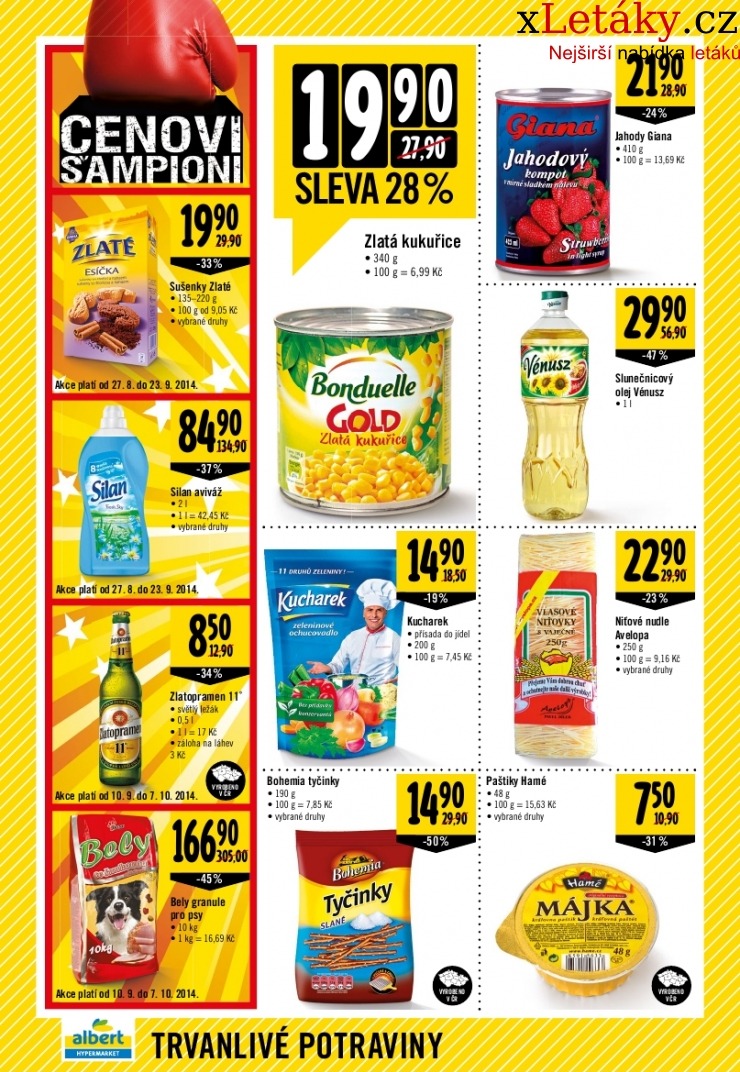 leták Albert Hypermarket leták strana 1 leták Albert Hypermarket leták strana 1