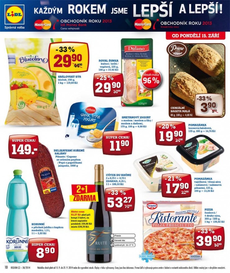 leták Lidl Akční nabídka od 15.9.2014 strana 1 leták Lidl Akční nabídka od 15.9.2014 strana 1