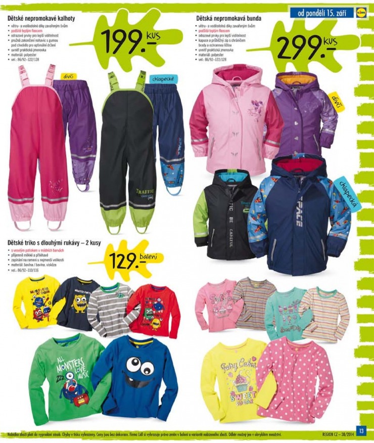 leták Lidl Akční nabídka od 15.9.2014 strana 1 leták Lidl Akční nabídka od 15.9.2014 strana 1