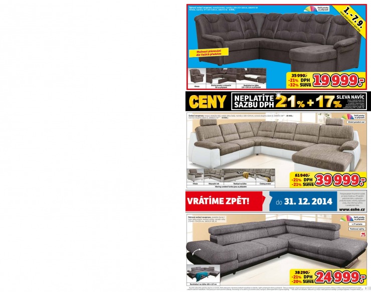 leták Asko nábytek e-shop od 11.9.2014 strana 1 leták Asko nábytek e-shop od 11.9.2014 strana 1