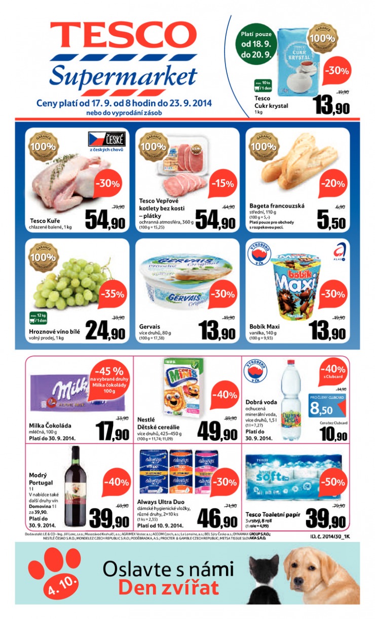 letk Tesco supermarkety od 17.9.2014 strana 1