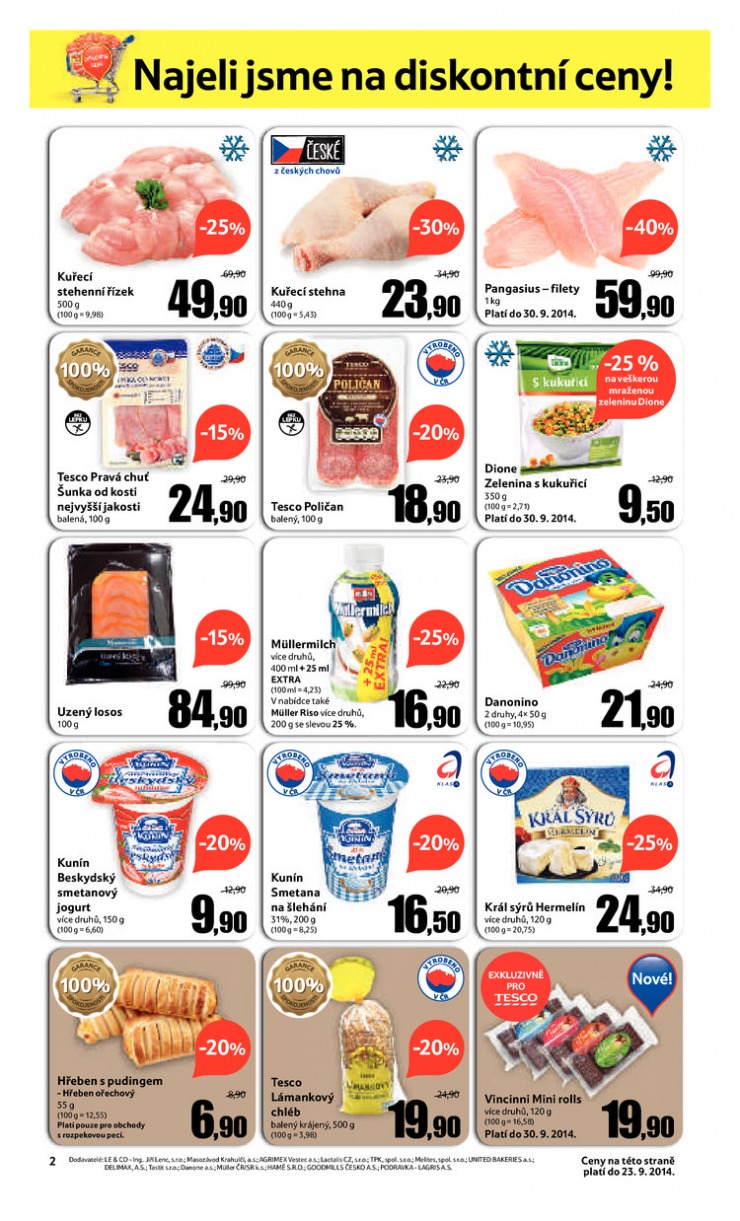 leták Tesco supermarkety od 17.9.2014 strana 1 leták Tesco supermarkety od 17.9.2014 strana 1