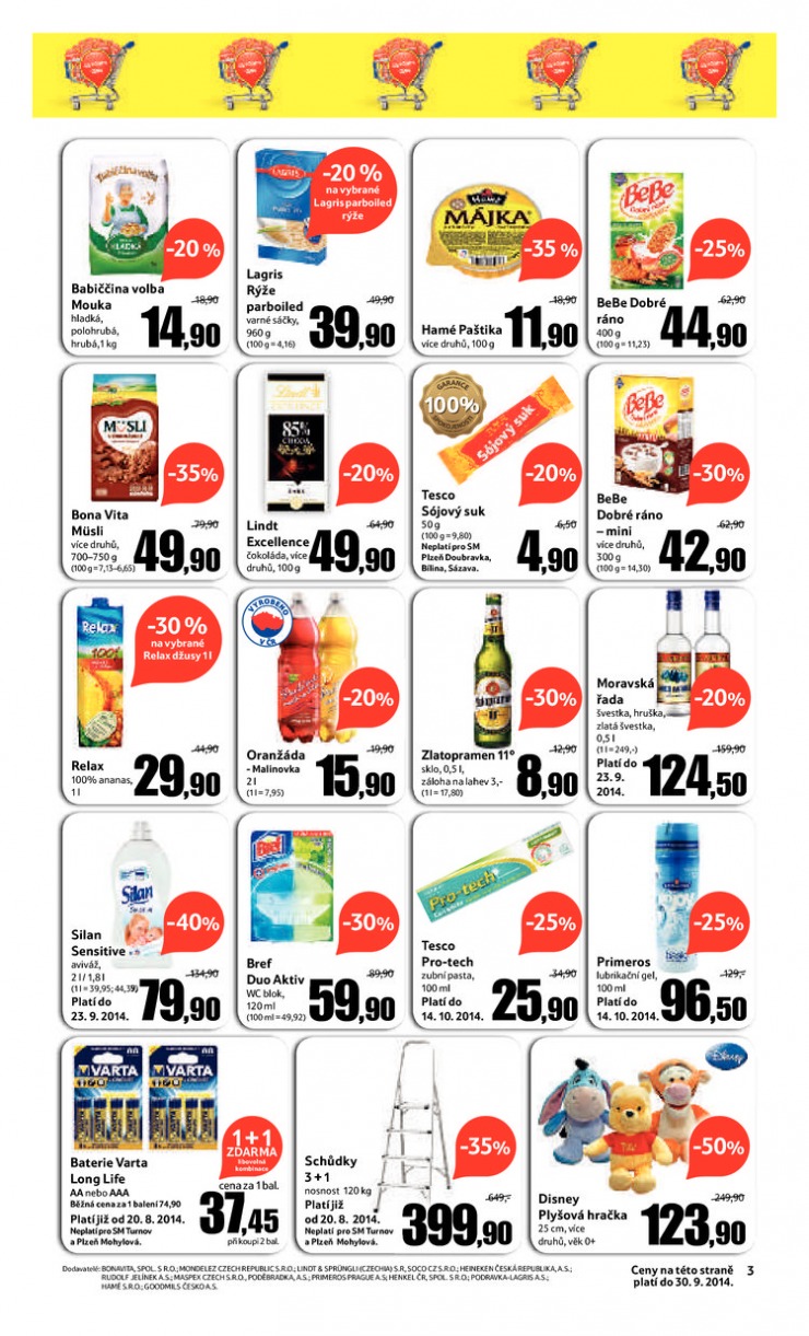 leták Tesco supermarkety od 17.9.2014 strana 1 leták Tesco supermarkety od 17.9.2014 strana 1