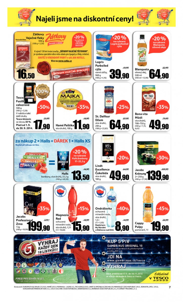 let�k Tesco OD od 17.9.2014 strana 1