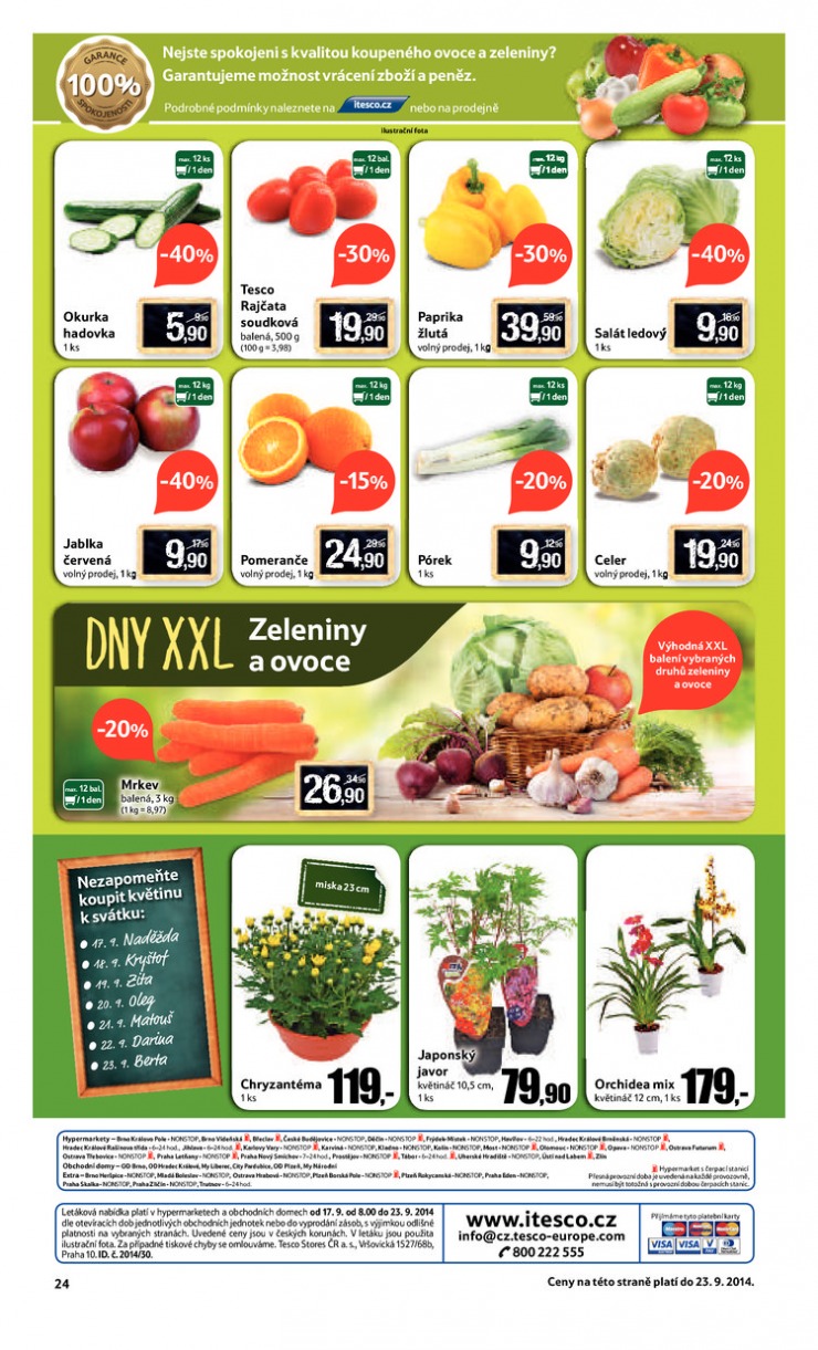 leták Tesco OD od 17.9.2014 strana 1 leták Tesco OD od 17.9.2014 strana 1