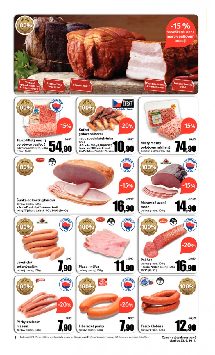 leták Tesco velké hypermarkety od 17.9.2014 strana 1 leták Tesco velké hypermarkety od 17.9.2014 strana 1