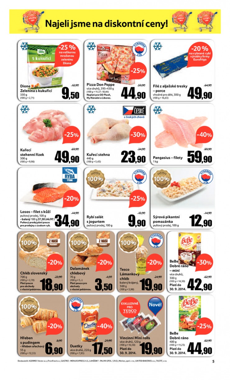 leták Tesco velké hypermarkety od 17.9.2014 strana 1 leták Tesco velké hypermarkety od 17.9.2014 strana 1