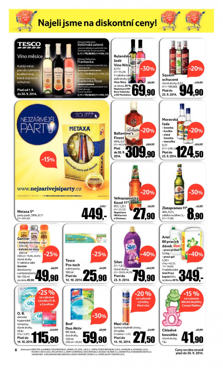 leták Tesco velké hypermarkety od 17.9.2014 strana 1 leták Tesco velké hypermarkety od 17.9.2014 strana 1