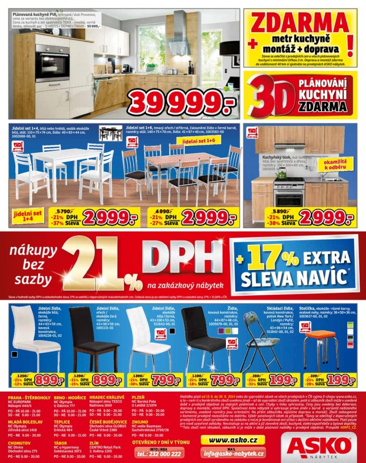 leták Asko nábytek katalog od 15.9.2014 strana 1 leták Asko nábytek katalog od 15.9.2014 strana 1