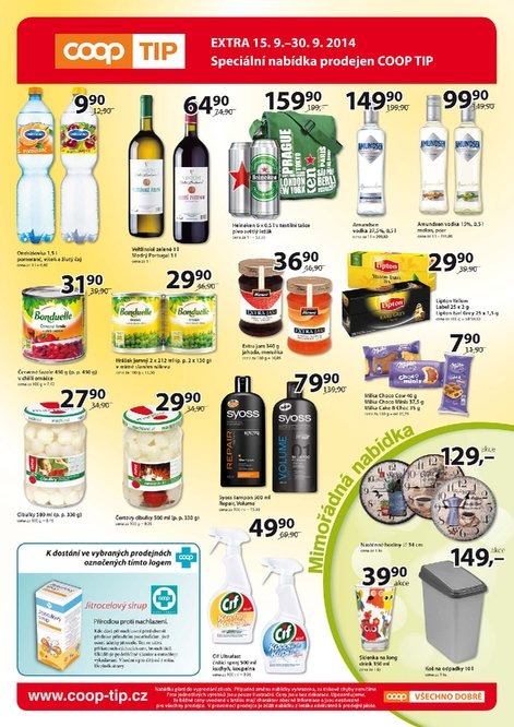 leták COOP Tip extra od 15.9.2014 strana 1 leták COOP Tip extra od 15.9.2014 strana 1