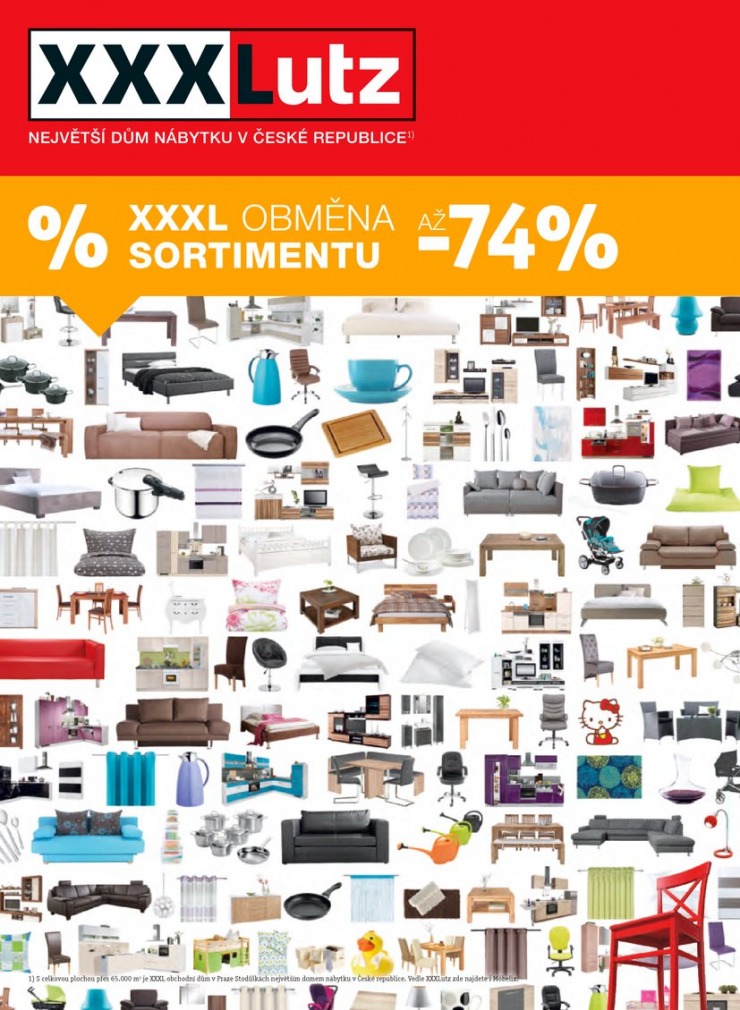 letk XXXLutz Aktuln prospekt od 16.9.2014 strana 1