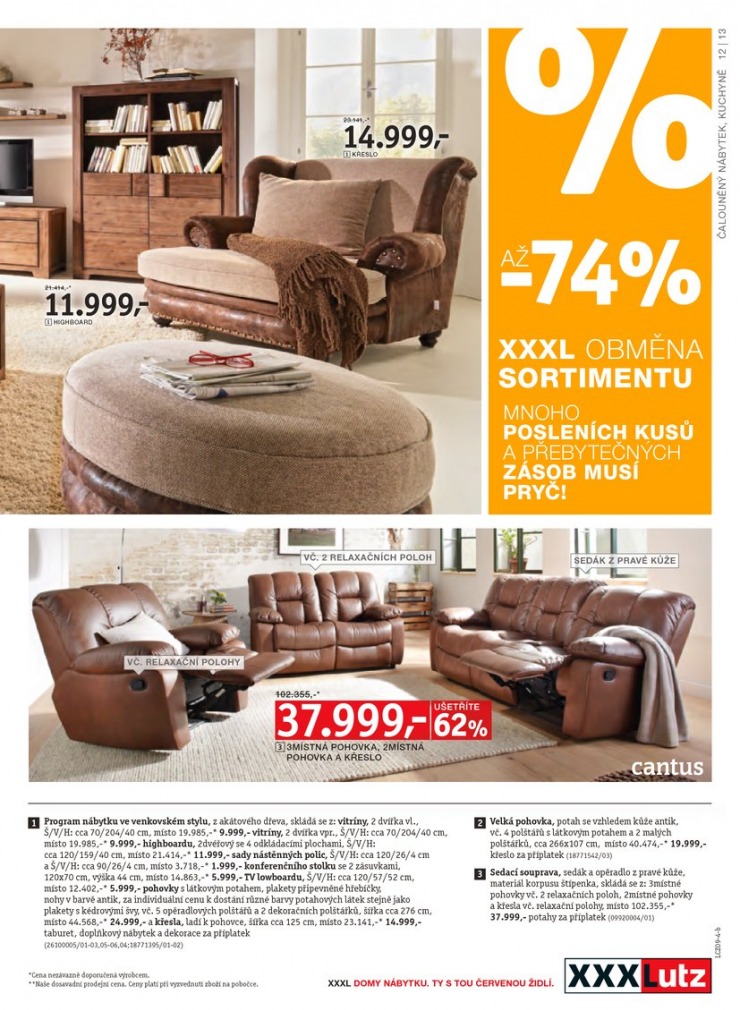 let�k XXXLutz Aktu�ln� prospekt od 16.9.2014 strana 1