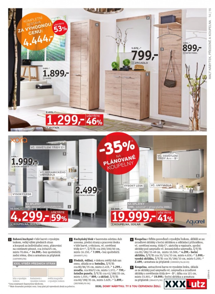 let�k XXXLutz Aktu�ln� prospekt od 16.9.2014 strana 1