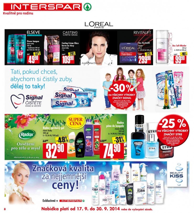 leták Interspar Akční nabídka od 17.9.2014 strana 1 leták Interspar Akční nabídka od 17.9.2014 strana 1