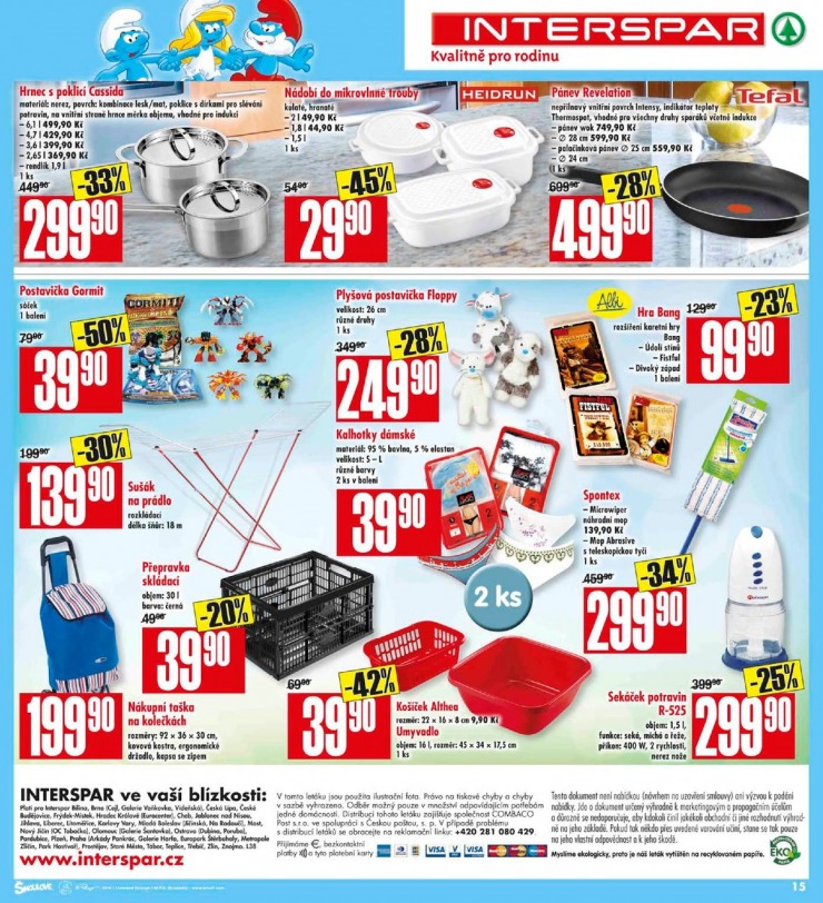 leták Interspar Akční nabídka od 17.9.2014 strana 1 leták Interspar Akční nabídka od 17.9.2014 strana 1