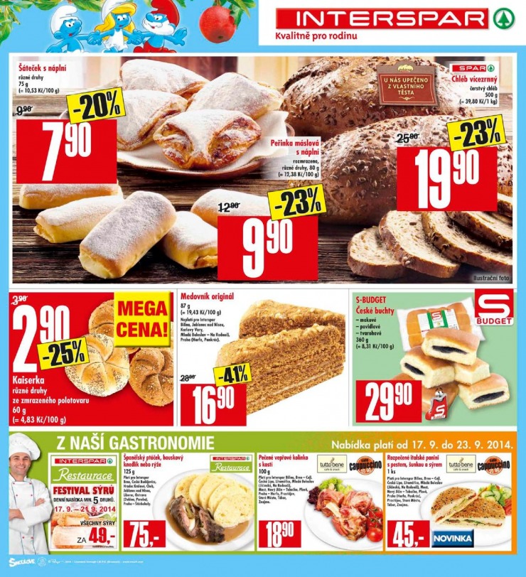 leták Interspar Akční nabídka od 17.9.2014 strana 1 leták Interspar Akční nabídka od 17.9.2014 strana 1