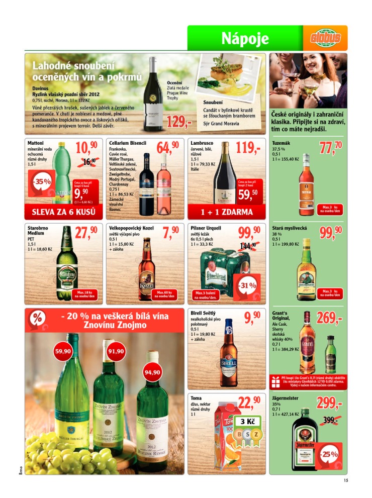 leták Globus Naše noviny od 18.9.2014 strana 1 leták Globus Naše noviny od 18.9.2014 strana 1