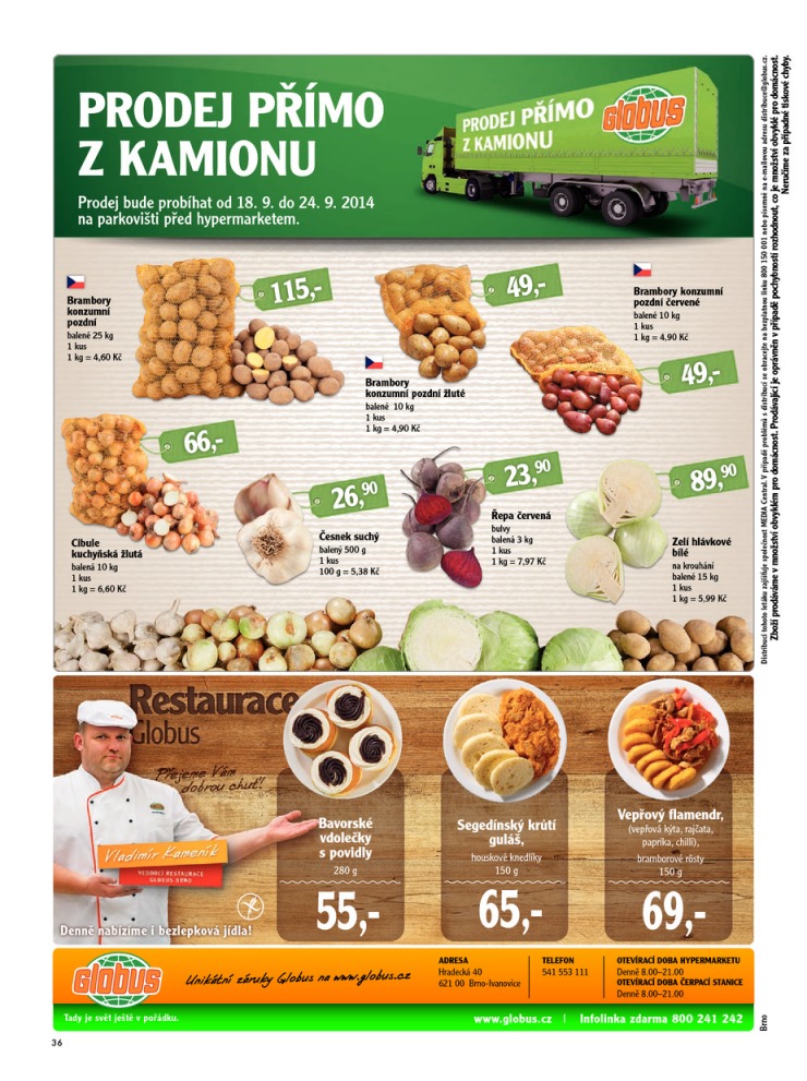 leták Globus Naše noviny od 18.9.2014 strana 1 leták Globus Naše noviny od 18.9.2014 strana 1