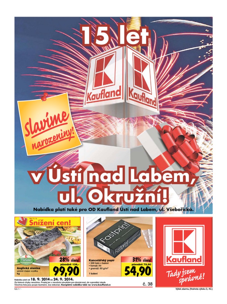 leták Kaufland Aktuální nabídka od 18.9.2014 strana 1 leták Kaufland Aktuální nabídka od 18.9.2014 strana 1