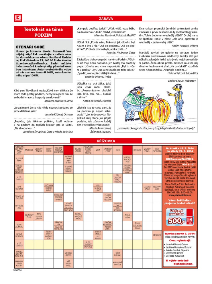 leták Kaufland Aktuální nabídka od 18.9.2014 strana 1 leták Kaufland Aktuální nabídka od 18.9.2014 strana 1