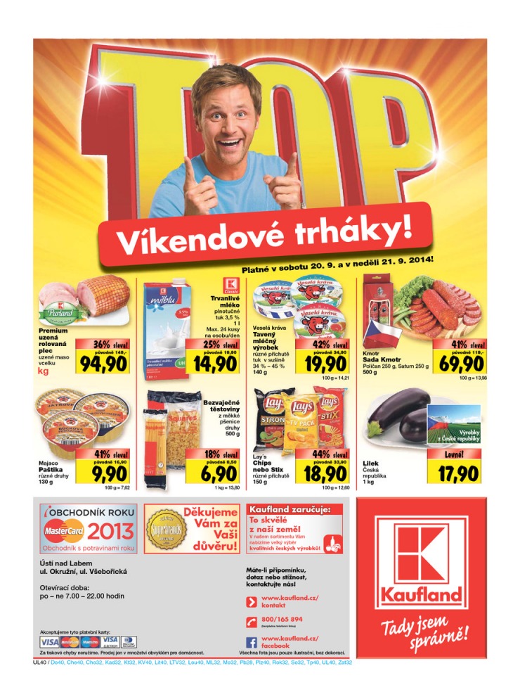 leták Kaufland Aktuální nabídka od 18.9.2014 strana 1 leták Kaufland Aktuální nabídka od 18.9.2014 strana 1