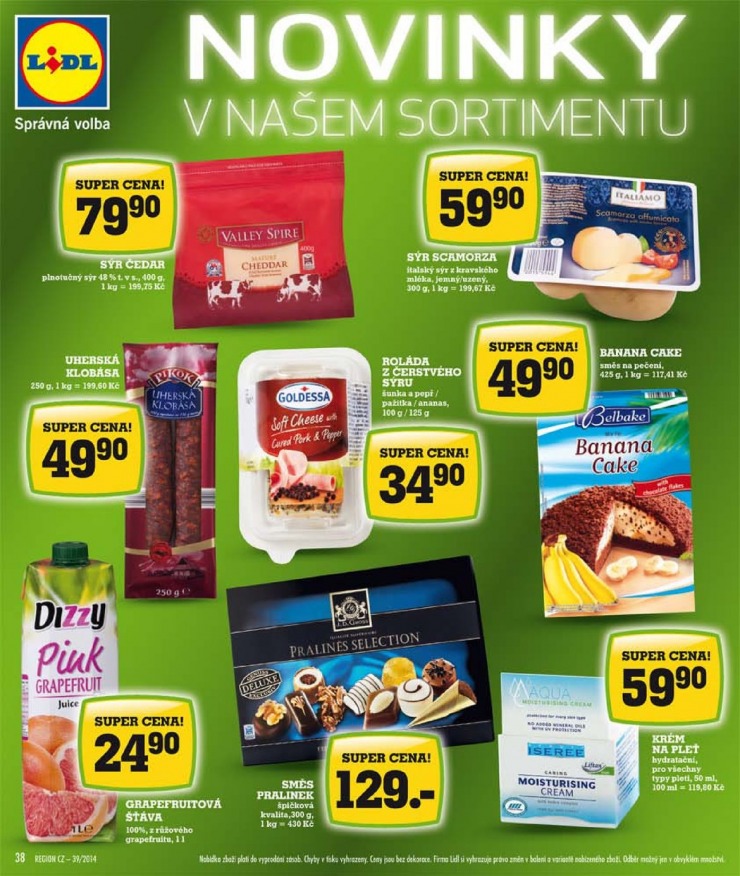leták Lidl Akční nabídka od 22.9.2014 strana 1 leták Lidl Akční nabídka od 22.9.2014 strana 1