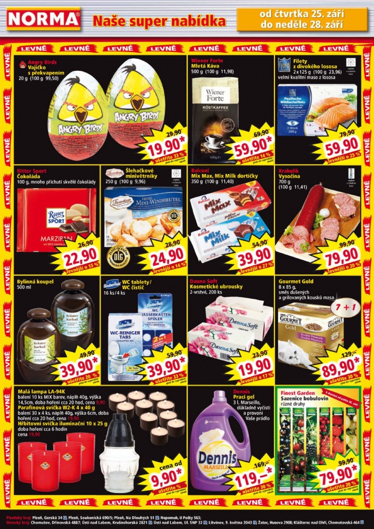 leták Norma Aktuální leták od 22.9.2014 strana 1 leták Norma Aktuální leták od 22.9.2014 strana 1