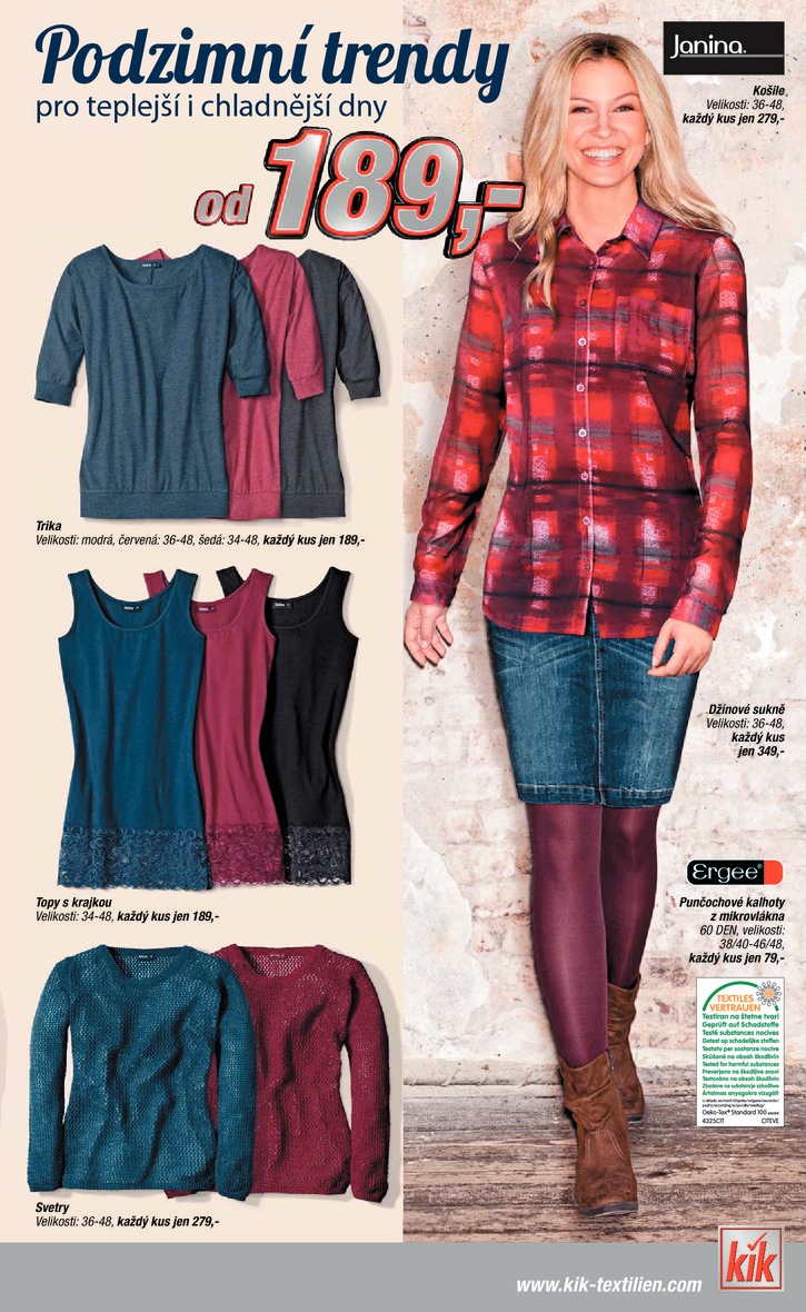 let�k Kik textil Prospekt od 16.9.2014 strana 1