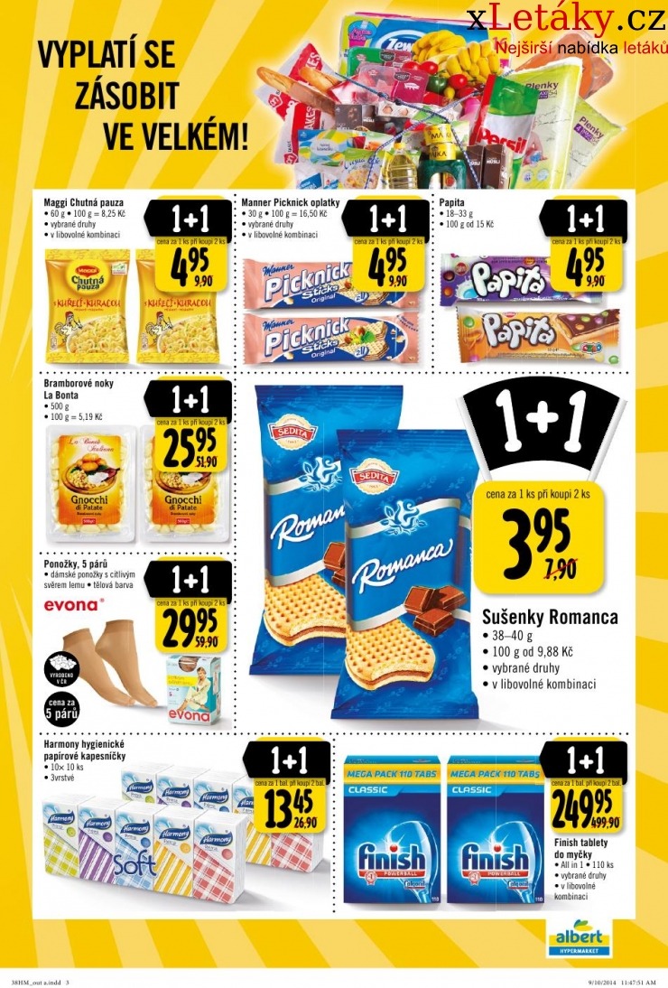 leták Albert Hypermarket veľký leták strana 1 leták Albert Hypermarket veľký leták strana 1