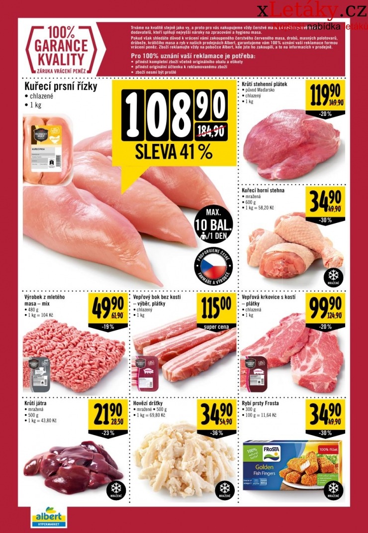 leták Albert Hypermarket veľký leták strana 1 leták Albert Hypermarket veľký leták strana 1