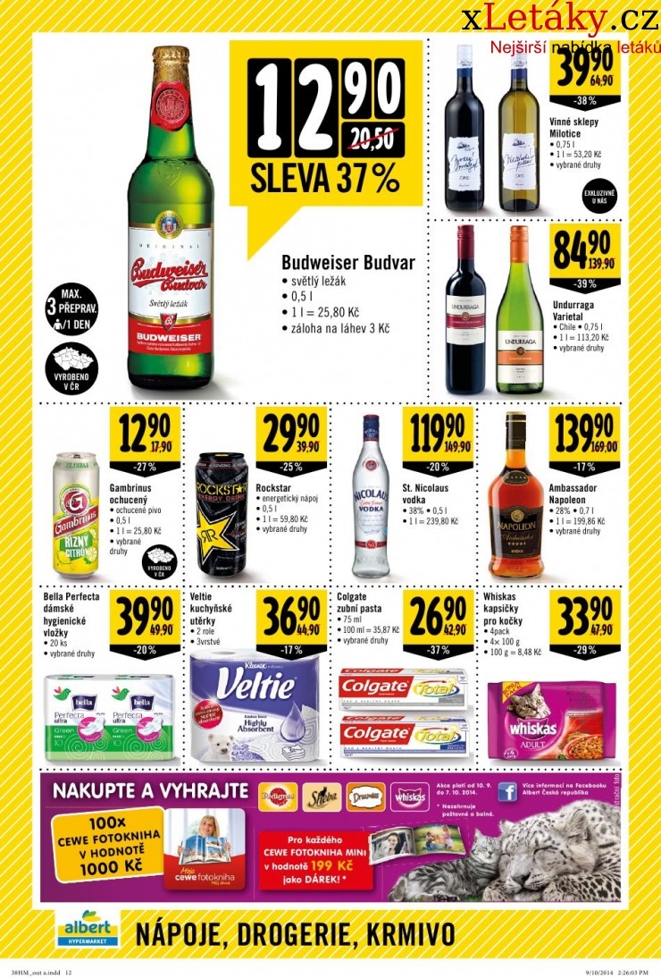 leták Albert Hypermarket veľký leták strana 1 leták Albert Hypermarket veľký leták strana 1