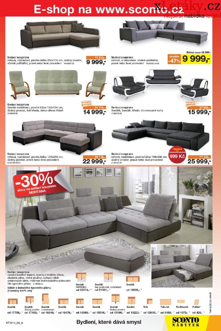 leták Sconto nábytek leták strana 1 leták Sconto nábytek leták strana 1
