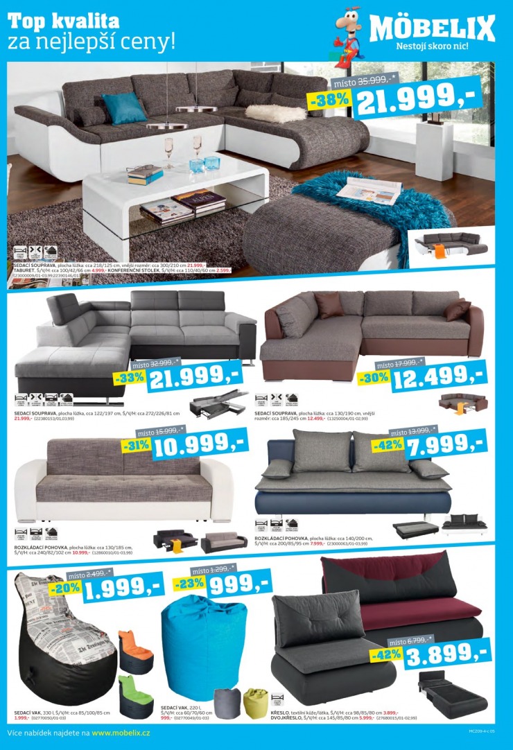 let�k Mobelix Aktu�ln� prospekt od 22.9.2014 strana 1