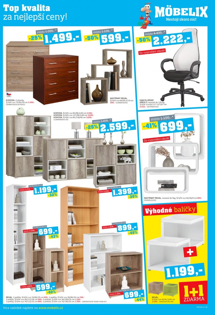 let�k Mobelix Aktu�ln� prospekt od 22.9.2014 strana 1