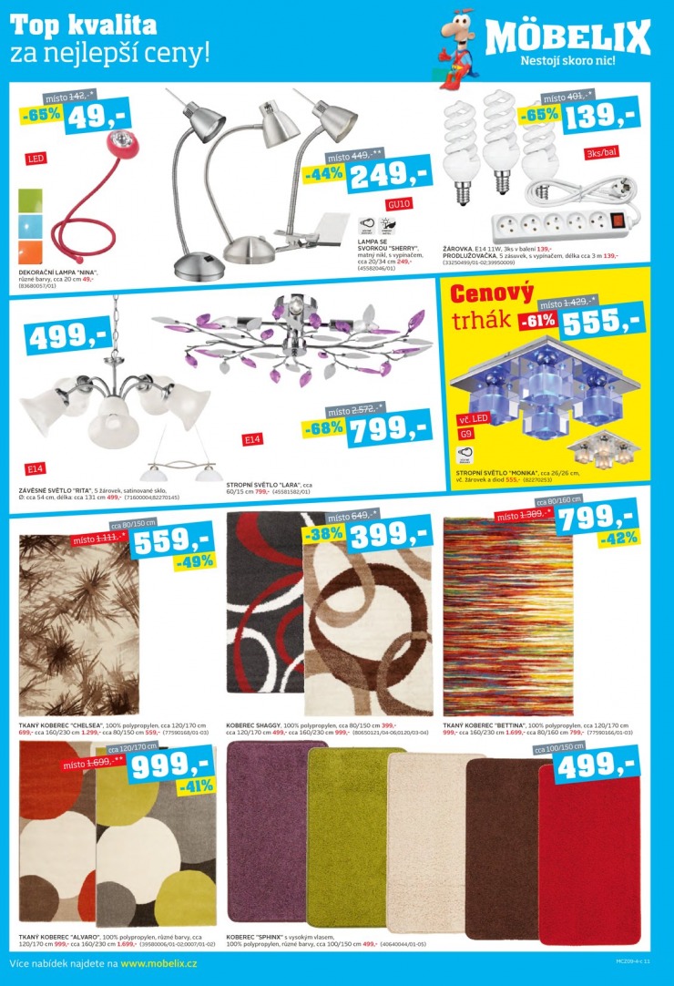 let�k Mobelix Aktu�ln� prospekt od 22.9.2014 strana 1