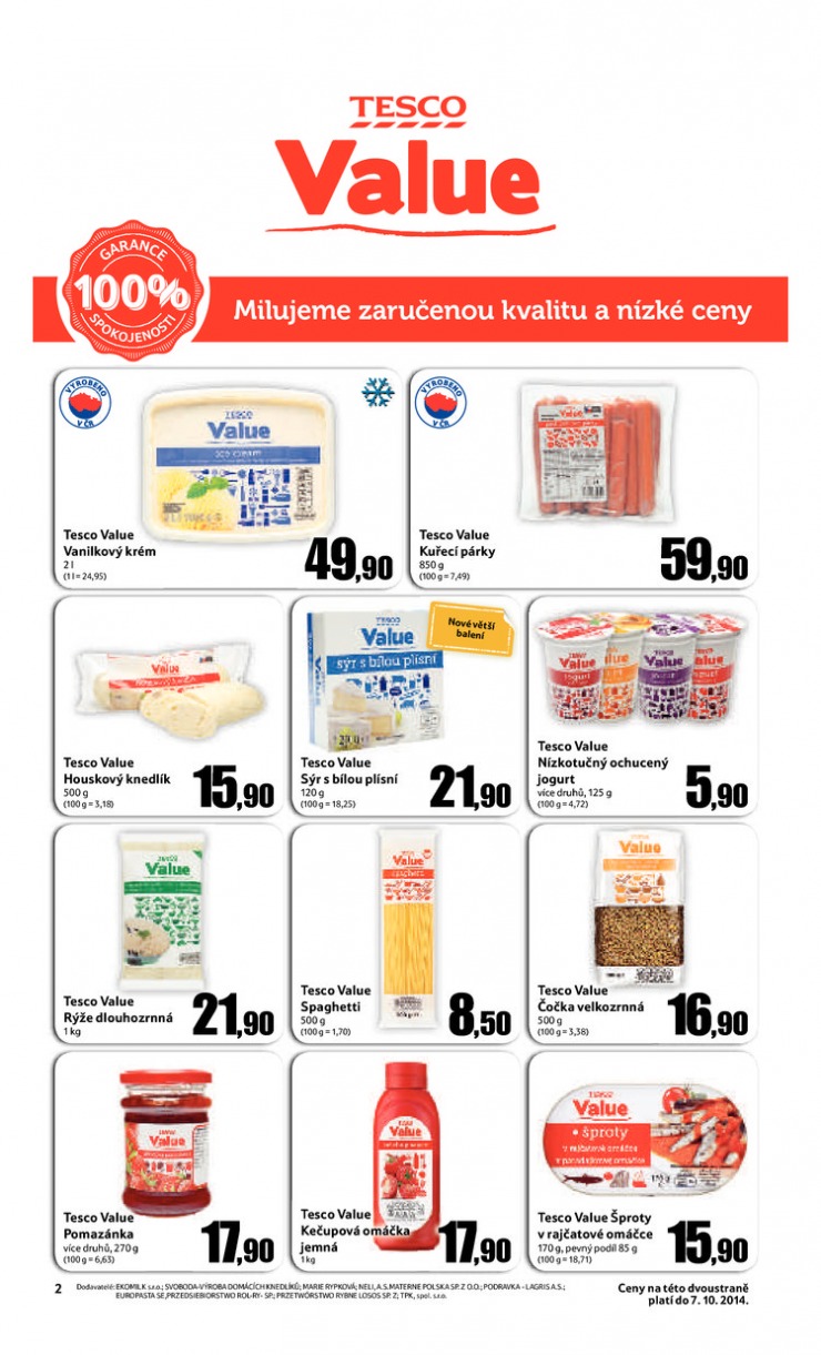 leták Tesco supermarkety od 24.9.2014 strana 1 leták Tesco supermarkety od 24.9.2014 strana 1