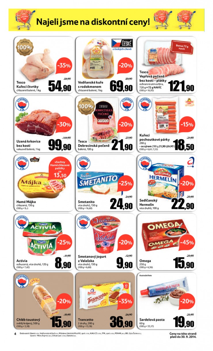 let�k Tesco supermarkety od 24.9.2014 strana 1