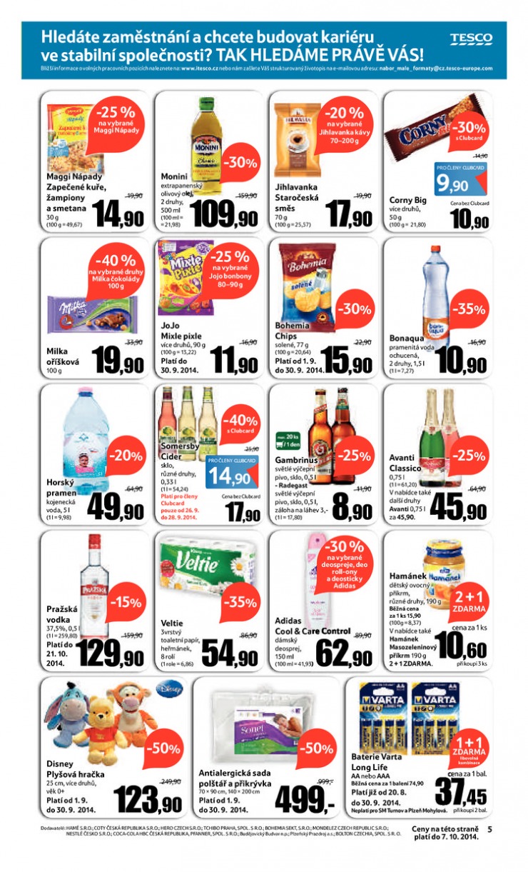 let�k Tesco supermarkety od 24.9.2014 strana 1