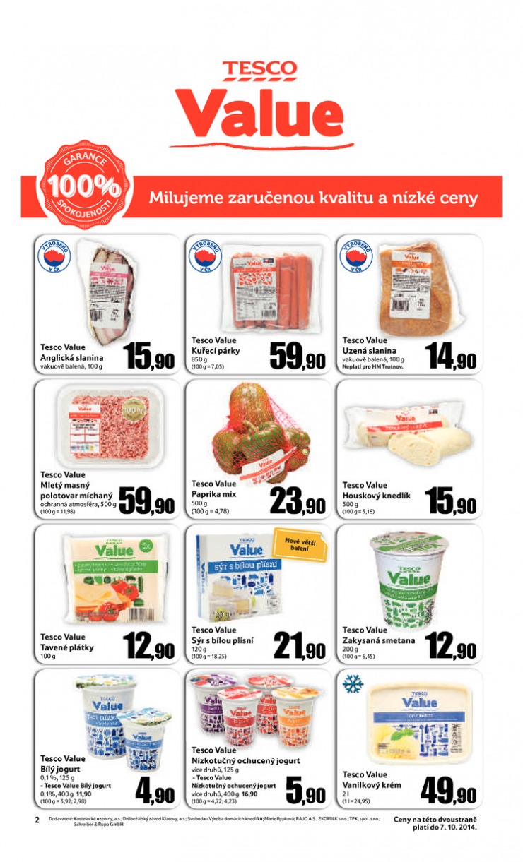 leták Tesco velké hypermarkety od 24.9.2014 strana 1 leták Tesco velké hypermarkety od 24.9.2014 strana 1