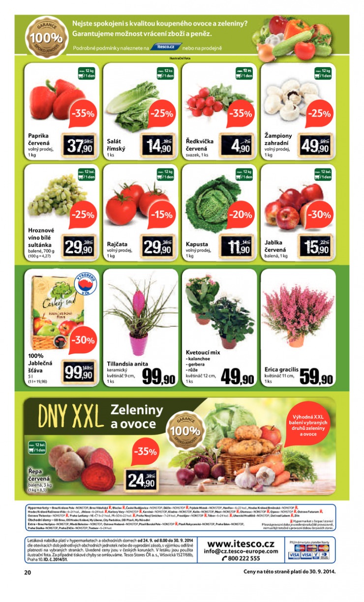 leták Tesco OD od 24.9.2014 strana 1 leták Tesco OD od 24.9.2014 strana 1