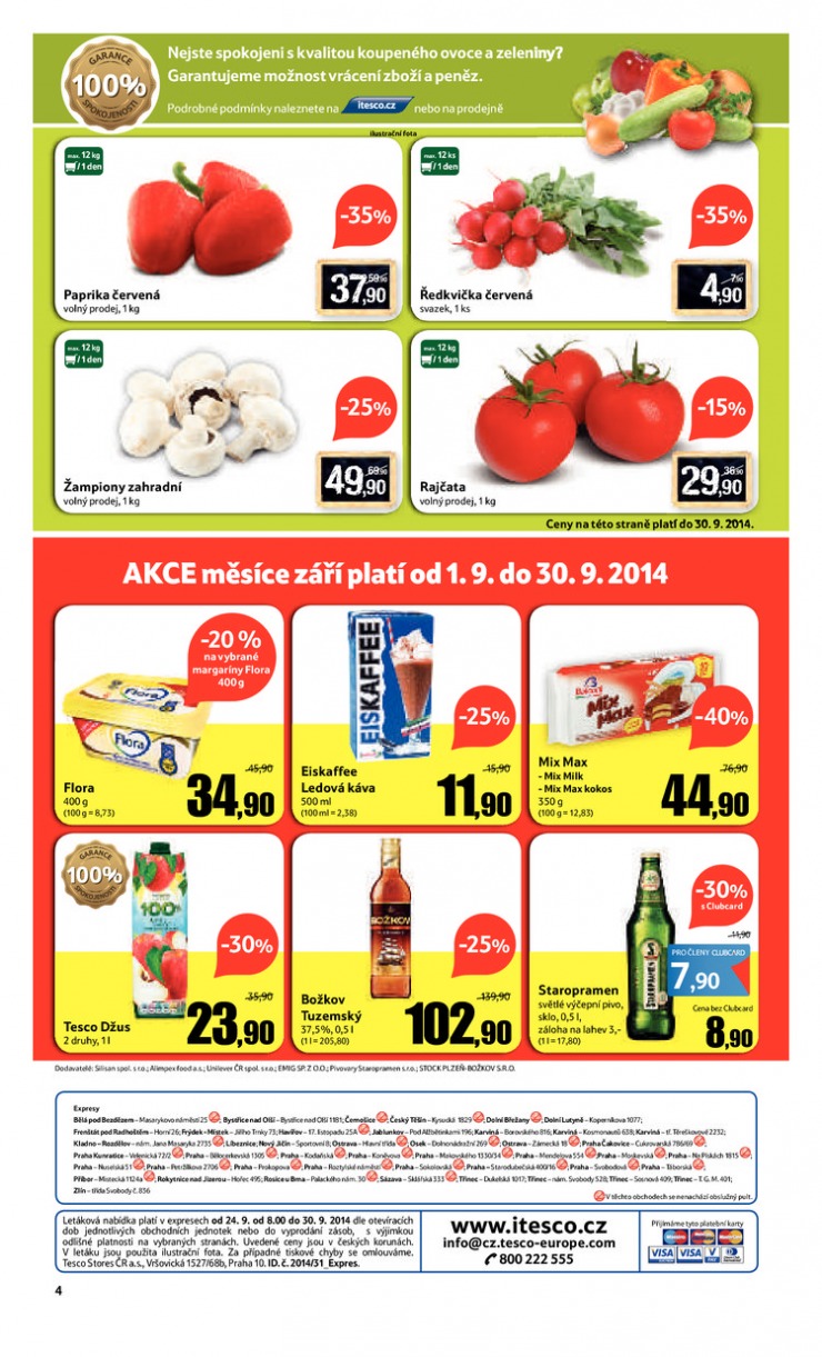 leták Tesco Expres obchody od 24.9.2014 strana 1 leták Tesco Expres obchody od 24.9.2014 strana 1