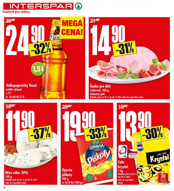 leták Interspar Akční nabídka od 24.9.2014 strana 1 leták Interspar Akční nabídka od 24.9.2014 strana 1