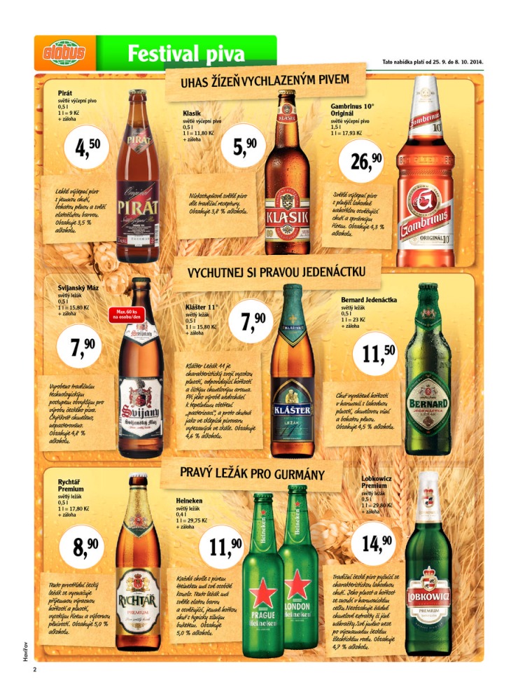 leták Globus Naše noviny od 25.9.2014 strana 1 leták Globus Naše noviny od 25.9.2014 strana 1