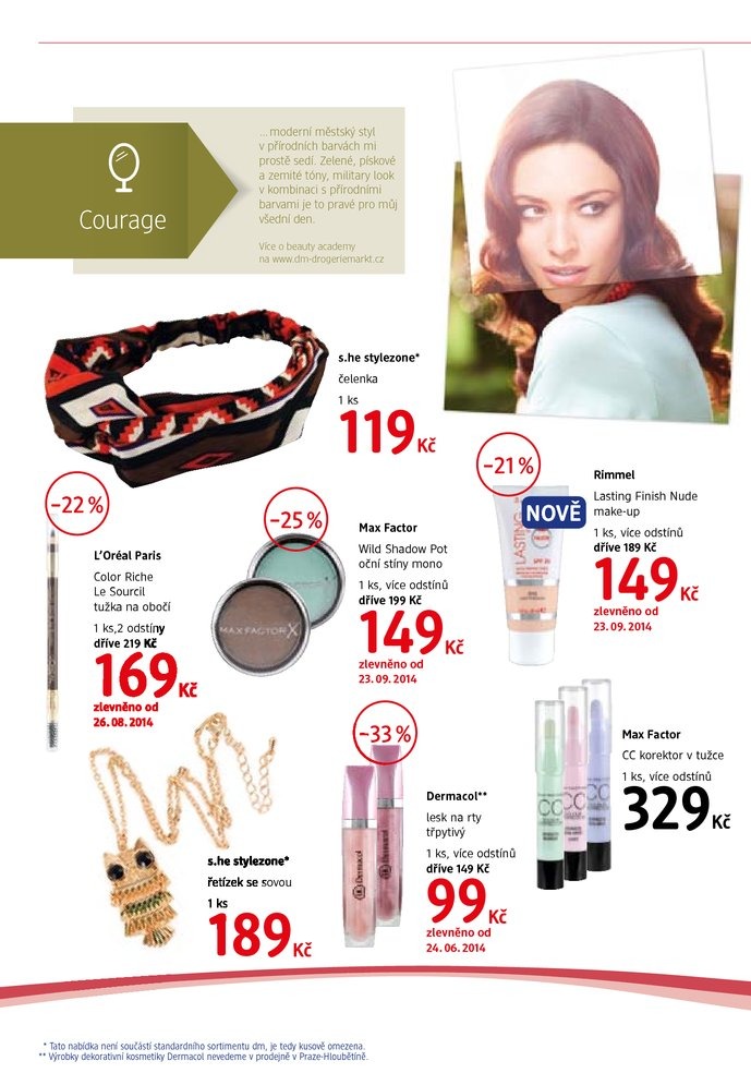 let�k DM drogerie Journal od 24.9.2014 strana 1