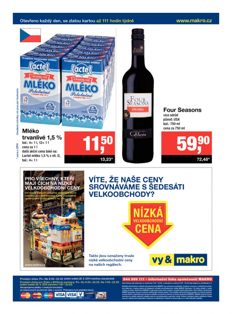 leták Makro Maloobchod od 24.9.2014 strana 1 leták Makro Maloobchod od 24.9.2014 strana 1