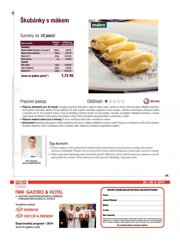 let�k Makro Gastronomie �erstv� od 24.9.2014 strana 1