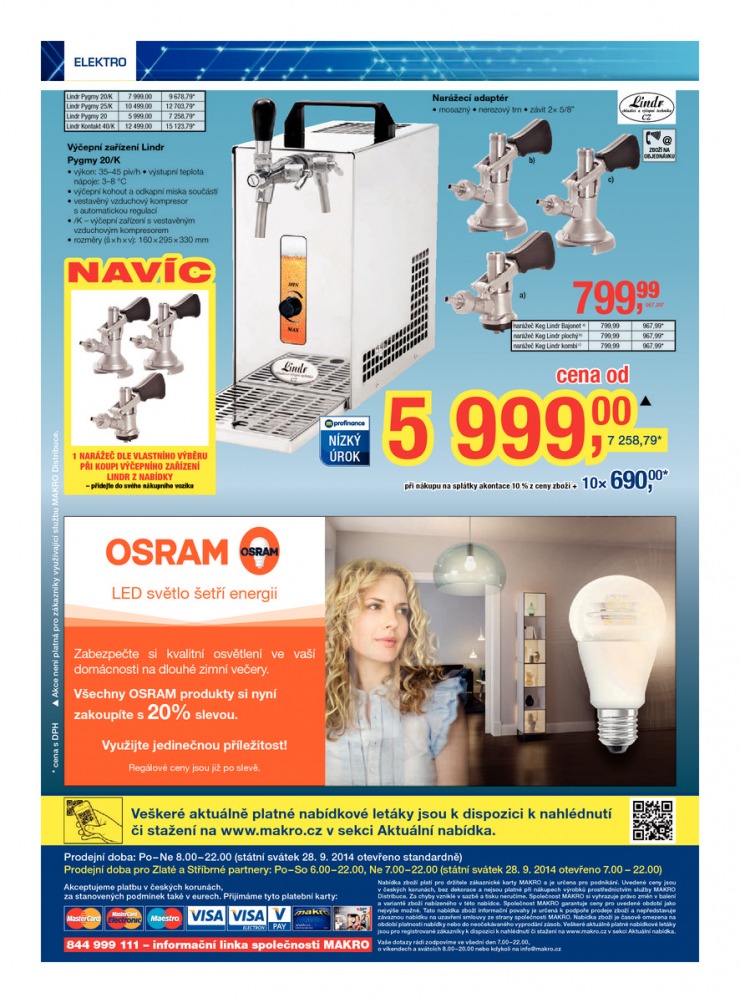 leták Makro Elektro od 24.9.2014 strana 1 leták Makro Elektro od 24.9.2014 strana 1