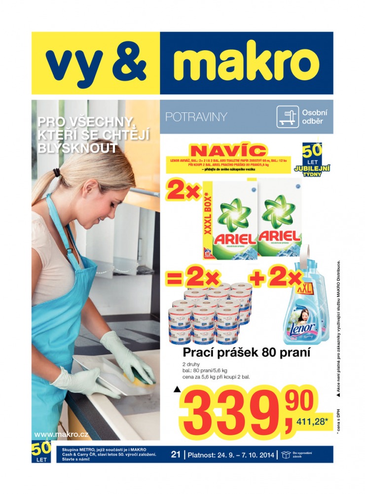 letk Makro Potraviny od 24.9.2014 strana 1
